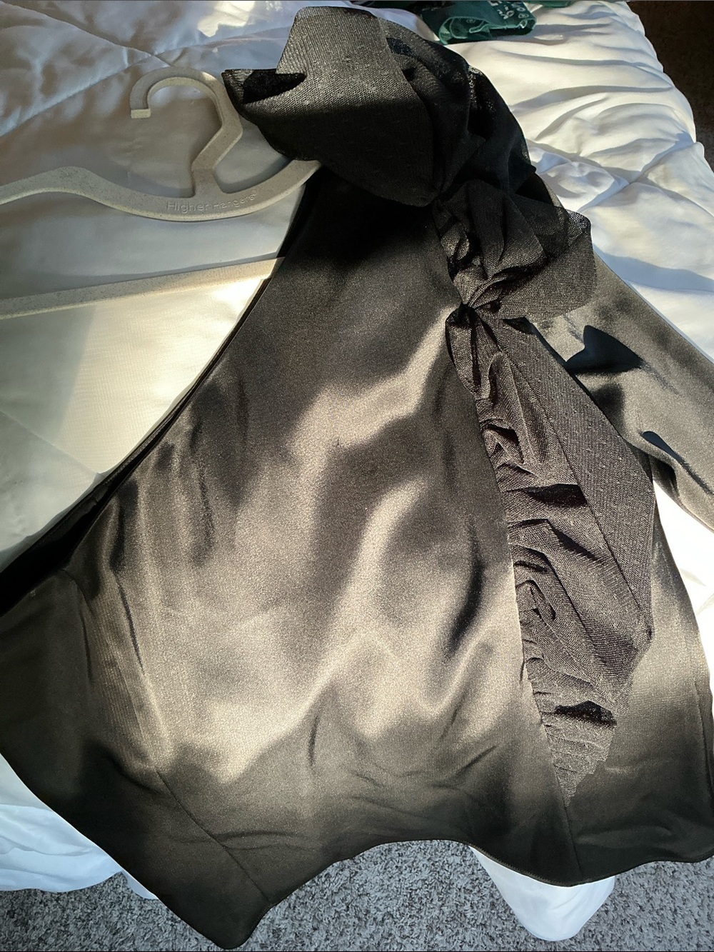 St. John One-Shoulder Ruffle Top - Picture 4 of 7